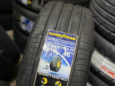 Tayar Baru 215 55 16 Goodyear Assurance ComfortTre