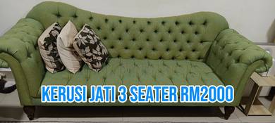 Kerusi Jati 3 seater