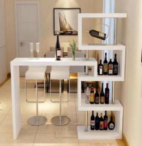 White Bar table meja kitchen office living room 3