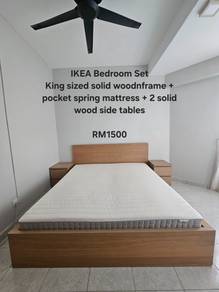 IKEA solid wood bedroom set
