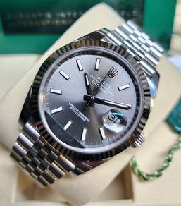 Brand New Rolex Datejust 41mm Slate Dial 126334