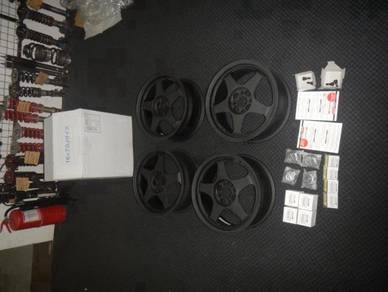 Spoon Sw388 16X7J +48 4H100 Rims FIt GK5 Ge8 RS