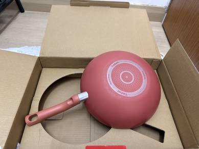 Tefal Riang Wokpan 30cm with Glass Lid