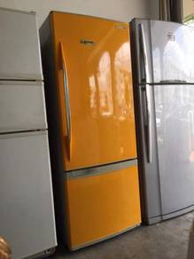 Panasonic Orange 2 doors fridge Peti Sejuk Ais