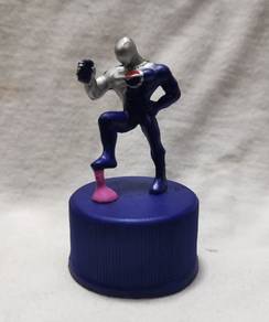 pepsiman plastic pet bottle cap pepsi cola mascot