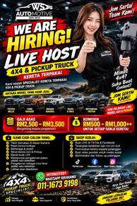 4X4 & PICKUP TRUCK LIVE HOST  Used Car Sungai Besi