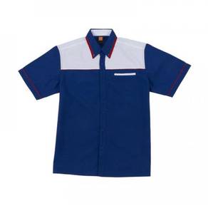 Baju Korporat Kemeja OrenSport F1 3808 Royal/White