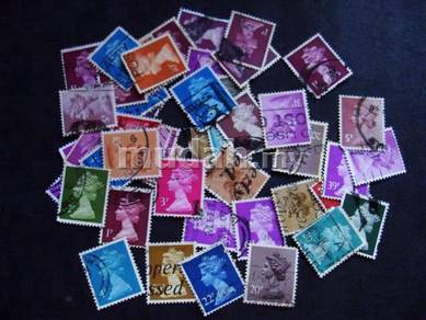 LOT Old Stamps -Queen E2 - United Kingdom #2