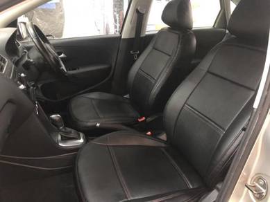 Polo semi leather seat cover