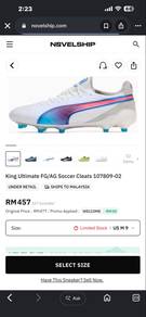 kasut bola siap jahit..harga boleh nego
