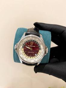 Jeanrichard Worldscope Gmt Ref 55122 Red Wine