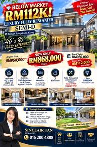 Semi-Detached House For Sale in Klang,SGR