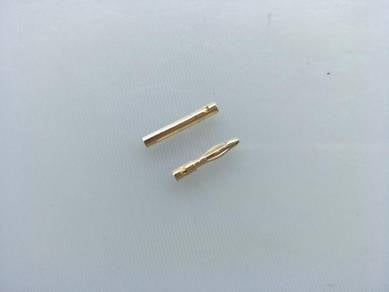 2mm Gold plated banana bullet connector