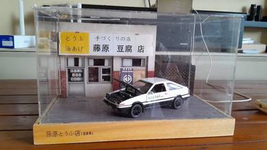 Initial D Fujiwara Tofu Shop Diorama + Toyota AE86