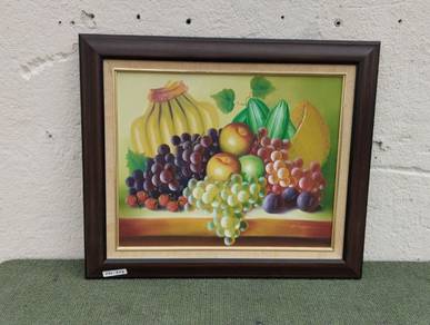 YD66T Lukisan Seni Buah-buahan Fruits Oil Painting