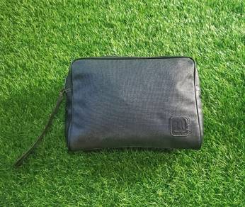 Dunhill France Ori leather vintage clutch bag 