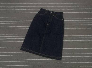 Hustle brand 14oz selvedge denim skirt