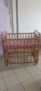 baby cot rotan