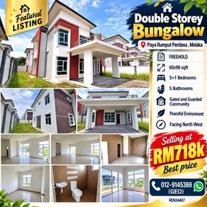 Bungalow House For Sale in Cheng,MLK