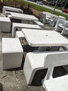 set meja batu terazzo kus04