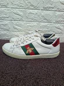 Uk10 Gucci Ace Bee Sneakers