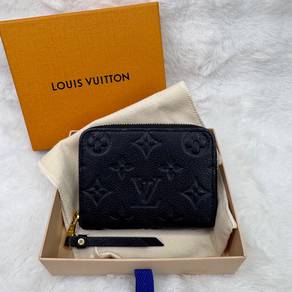 Authentic Monogram Empreint Zippy Coin Purse Black