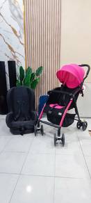 stroller and car seater 