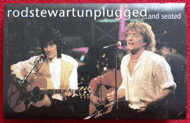 Rod Stewart UNPLUGGED Cassette Tape