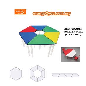 Trapezium Table, Kindergarten table