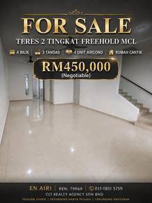 2-storey Terraced House For Sale in Krubong,MLK