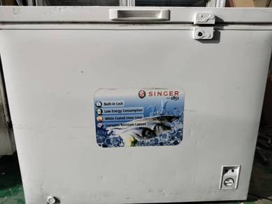 Singer chest freezer deep freezer peti beku