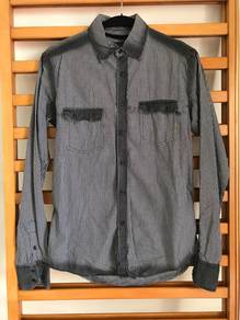 Zara slim fit plaid shirt H&M levis uniqlo nike GU