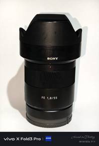 SONY ZEISS 55mm F1.8 FE Mount 