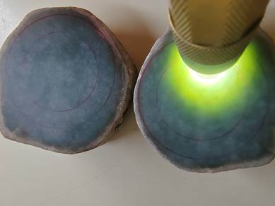 Ice Light Green Type A Jadeite Jade Rough Stone