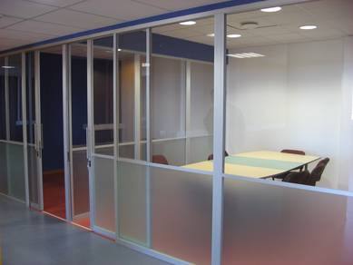 glass aluminium/ partition/ indoor decor_0507 juru