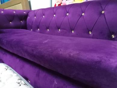 Sofa Certified Purple 3+2+1+Coffee Table for sale