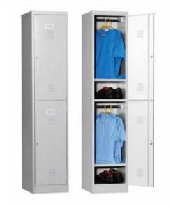 Locker almari besi 2 pintu free installation promo
