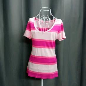 Tommy Hilfiger Striped Pink Tee