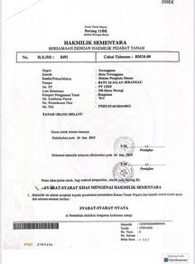 Residential Land in Hulu Terengganu, TRG