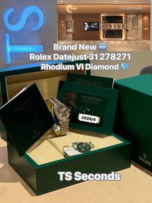 Rolex Datejust 31mm 278271 Rhodium VI Diamond