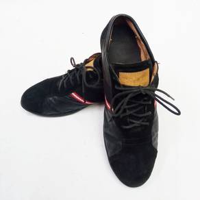 Vintage Bally Switzerland Leather Signature Stripe