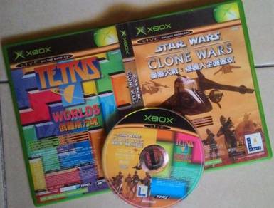 Dy Xbox games Star Wars Clonn Wars & Tetris Worlds