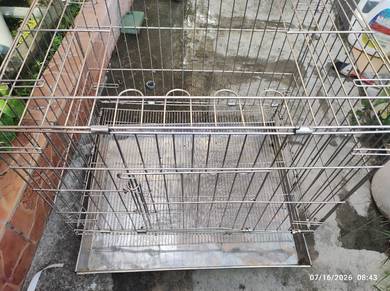Sangkar kucing stainless steel