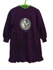 106.GU x UNDERCOVER Purple Sweatshirt Dress