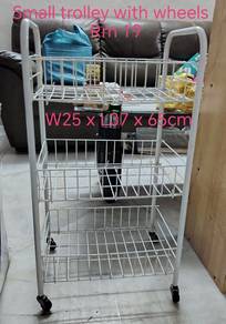 white Small trolley 