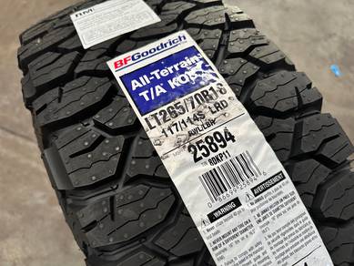 NEW 265 70 16 BF Goodrich AT K03 Tyre Hilux Triton