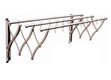 Retractable cloth rack 2M x 3 bar ( tebal )