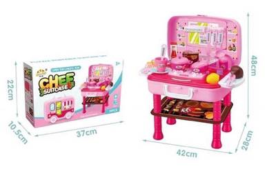 Kitchen Chef Playset (Suitcase Bag Chef) Toy