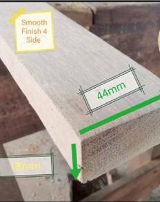 18mm×44mm kayu Balau Solid wood (s4s)/Batang Kayu 