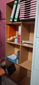 Book/file wooden shelf
